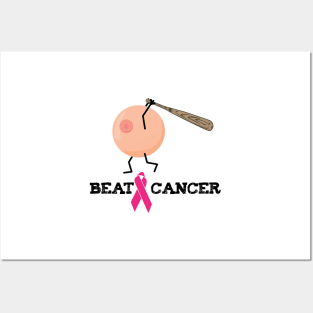 Breast cancer beat Posters and Art